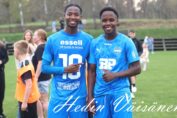 Muzzamel ”Musse” Abdalla Hassan Mohieldin och Useni Julkali. Bors SK Div 5 SV Herr